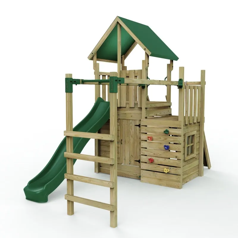 Rebo - Modular Wooden Climbing Frame Adventure Playset - M10
