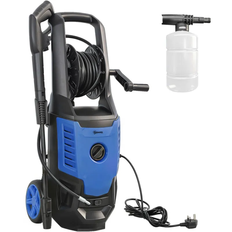Outsunny 2200W Power Washer 170 Bar Pressure with Adjustable Nozzle