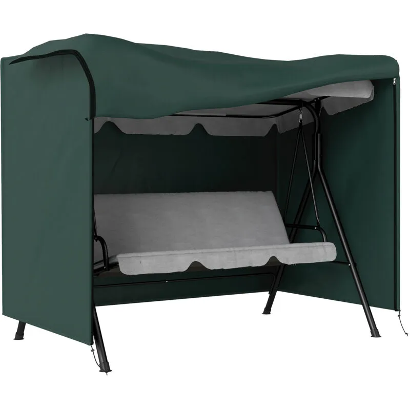 Outsunny - Garden Furniture Protector Patio Swing Chair Cover Deep Green