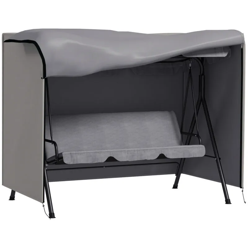 Outsunny - Garden Furniture Protector Patio Swing Chair Cover Light Grey