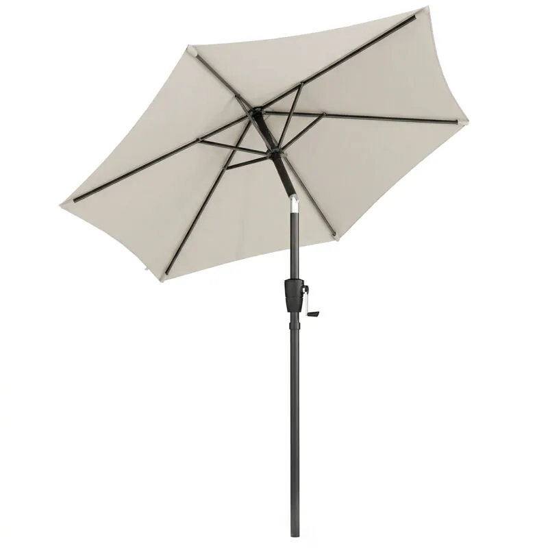 Outsunny Garden Parasol, 2m Outdoor Table Parasol Umbrella with Tilt