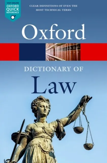 Oxford University Press A Dictionary Of Law