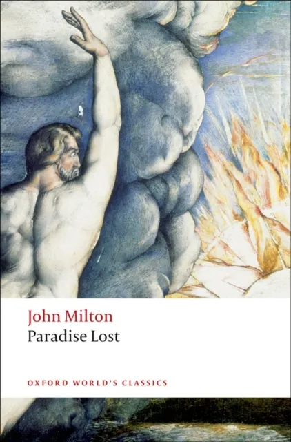 John Milton Paradise Lost Paperback Book in White White
