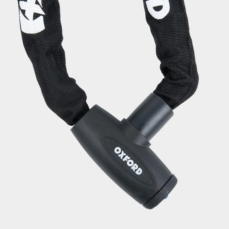 Oxford GP Chain 8 8mm Round General Purpose Chainlock, Black