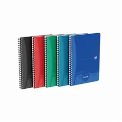 Oxford Oceanis Wirebound Notebook Ruled A5 Assorted (Pack of 5)