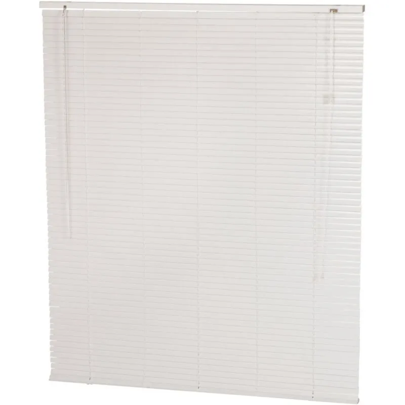 Oypla - 120 x 150cm Aluminium White Home Office Venetian Window Blinds with Fixings