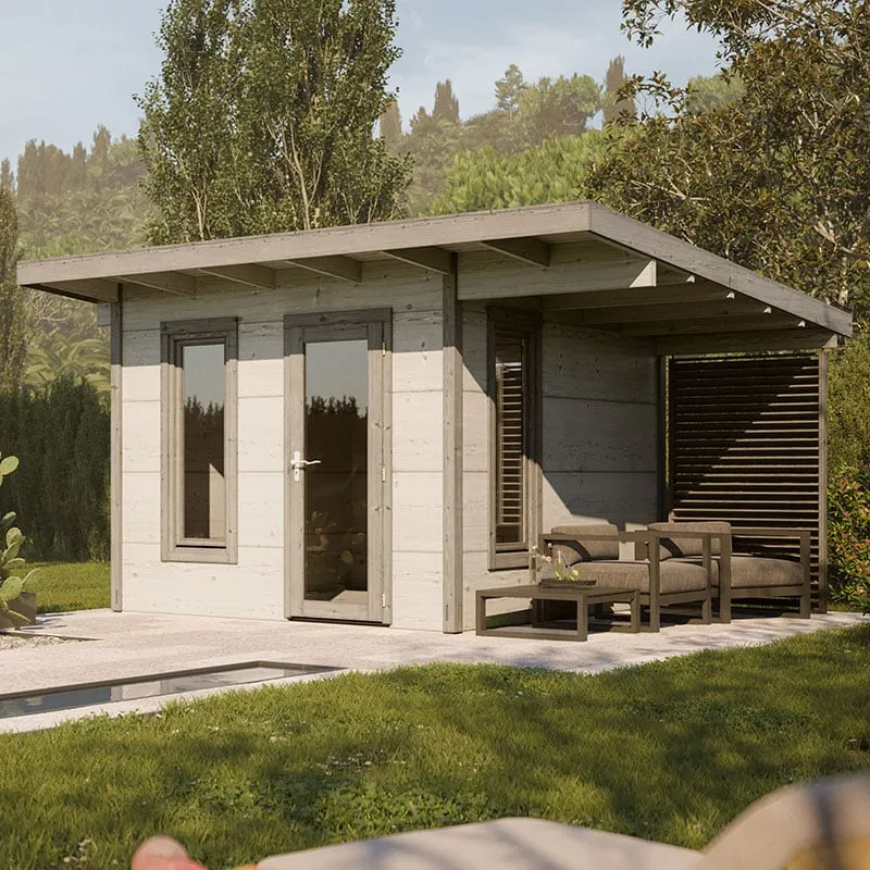 Palmako Grace 3m x 2.9m Pent Log Cabin (56mm)