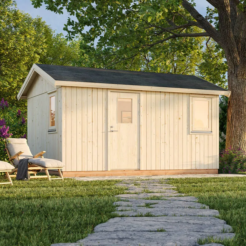 Palmako Hedwig 4.5m x 3.3m Garden Room Garden House (19mm)