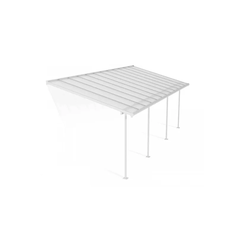 10x24 Palram Canopia Sierra White Patio Cover