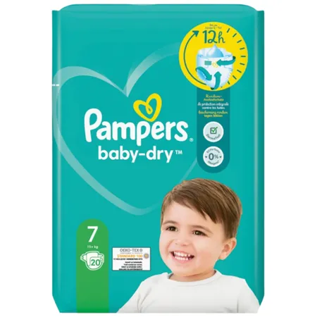 Pampers Baby-Dry Size 7 (15+kg) 20 pcs.