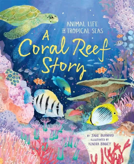 Jane Burnard A Coral Reef Story : Animal Life in Tropical Seas Paperback Book Multicolor