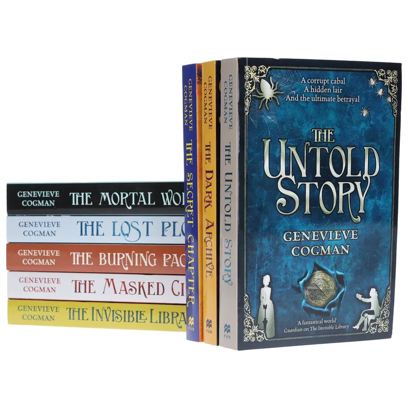 The Invisible Library Series By Genevieve Cogman Complete 8 Books Collection Set - Fiction - Paperback Pan Macmillan