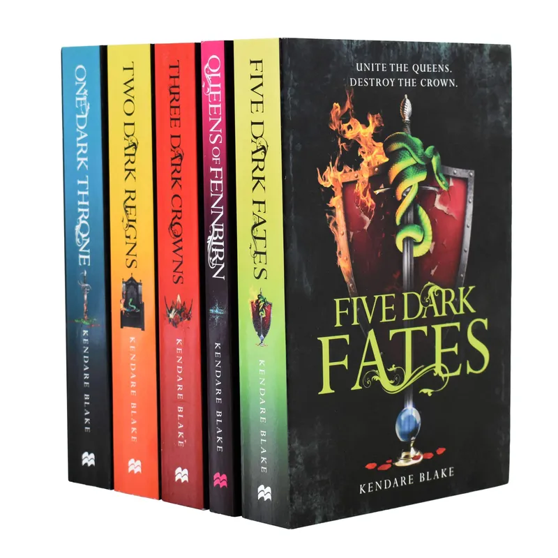 Macmillan Three Dark Crowns Book Series 5 Books Collection Set by Kendare Blake