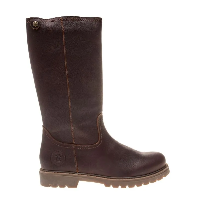 Panama Jack Womens Bambina Boots - Brown Leather - Size Uk 6