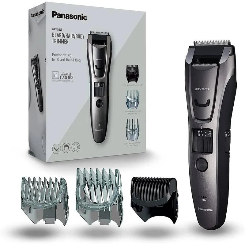 Panasonic ER-GB80 Beard Hair & Body Trimmer in Black - Black