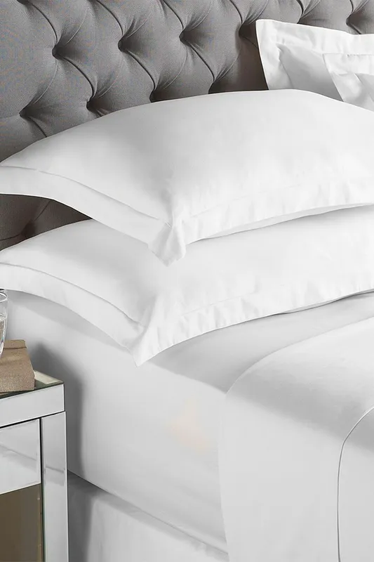 Paoletti 200tc Single Fitted Sheet White Cotton - Size Single