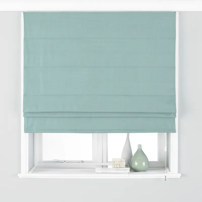 Paoletti Atlantic Roman Blinds - Blue - Size 229 Cm X 229 Cm