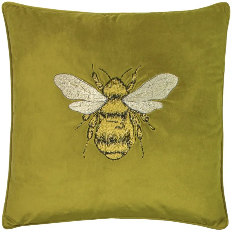 Paoletti Hortus Cushion - Olive - Size 50 Cm X 50 Cm