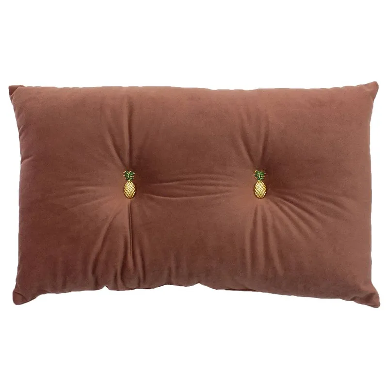 Paoletti Pineapple 30x50 Pf Cushion Blush - One Size