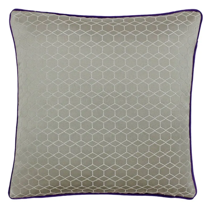 Paoletti Balham Geometric Cushion in Taupe Size: 45cm x 45cm - Taupe