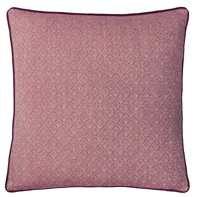 Paoletti Unisex Blenheim Geometric Cushion in Purple Size: 45cm x 45cm Purple female