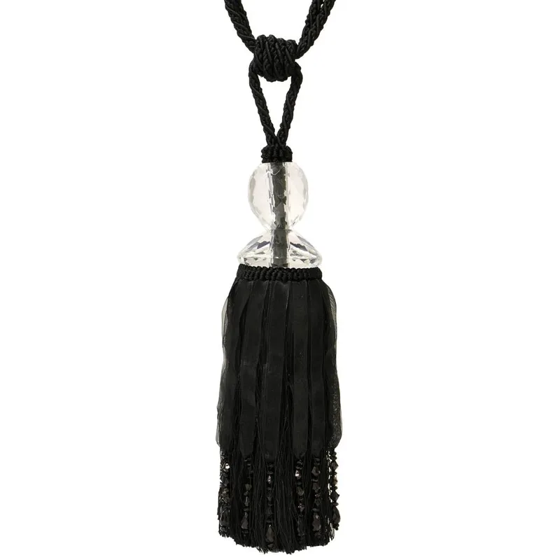 Paoletti Savoy Tie Back in Black - Black