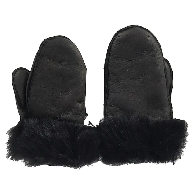 Paul Smith Women's Preloved Gloves in Black Leather Black female