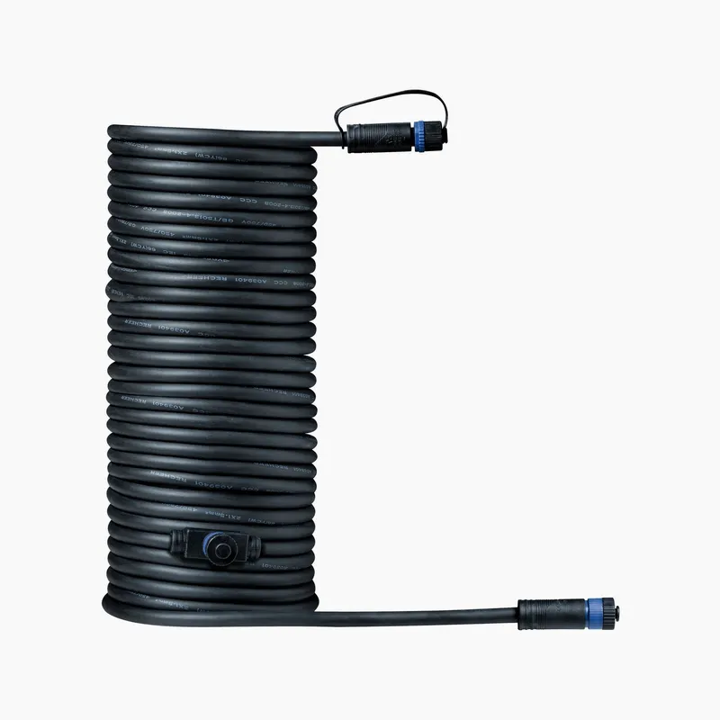 Paulmann 93928 Plug&Shine Cable 150W Black IP68 10m max 2 extra lights