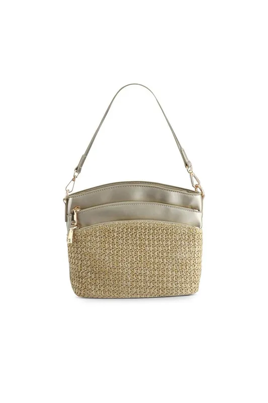 Pavers Women's Adjustable Cross-Body Bag in Gold - Gold