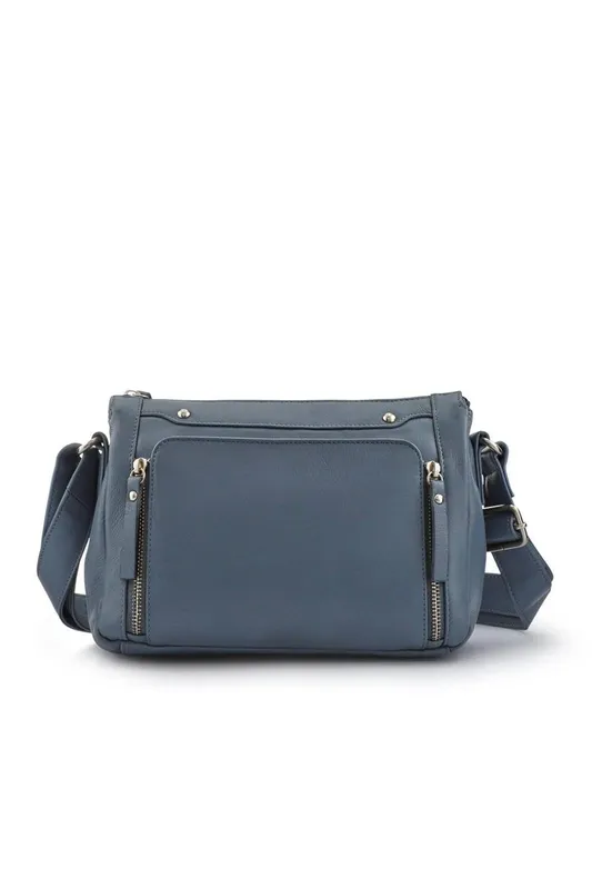 Pavers Women's Adjustable Multi-Pocket Handbag in Blue Blue One Size female
