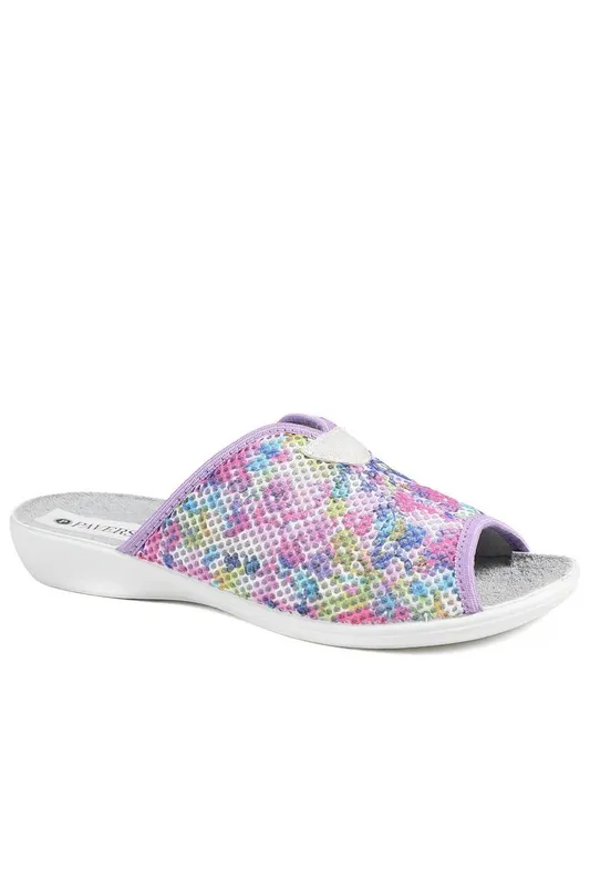 Pavers Women's Comfort Slip On Mule Slippers in Purple Size: 7 - Purple - Size: 7