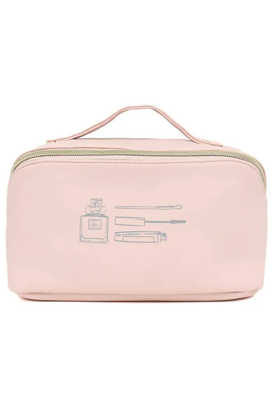 Pavers Women's Makeup Bag in Pale Pink - Pale Pink
