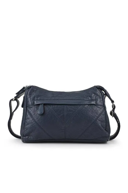 Pavers Women's Multi-Pocket Crossbody Bag in Navy - Navy