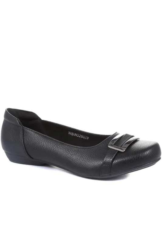 Pavers Women's Slip On Pump in Black Size: 5 - Black
