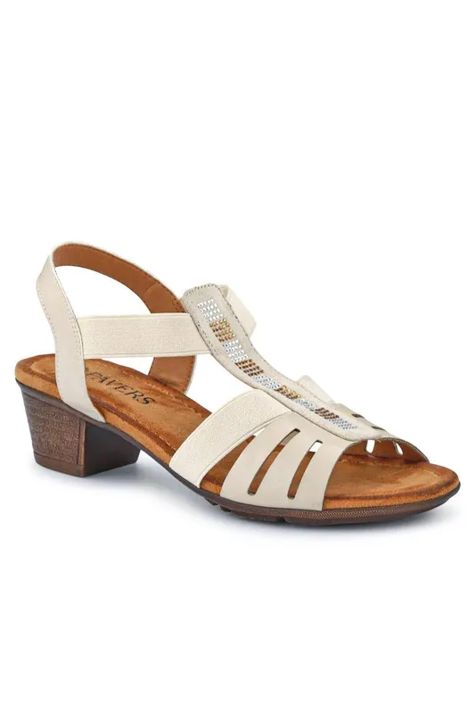 Pavers Women's ' Smart Sandals in Beige Size: 6 Beige