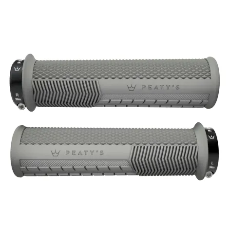 Peaty's Monarch Knurl Grips - Slate / Thin