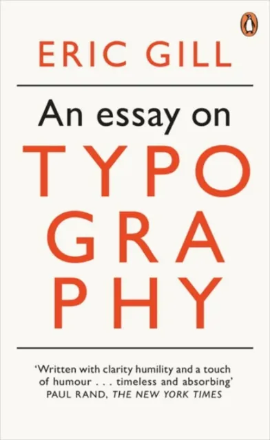 Penguin Books Ltd An Essay On Typography