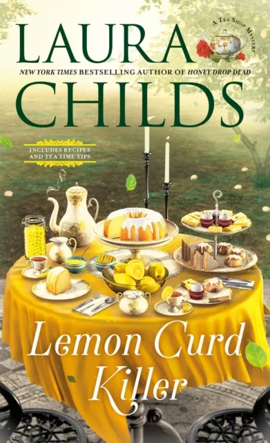 Laura Childs Lemon Curd Killer Paperback Book Multicolor