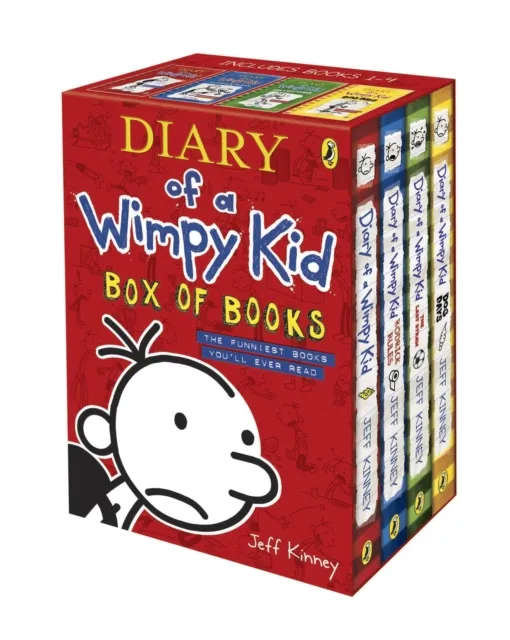 Jeff Kinney Diary of a Wimpy Kid Box of Books