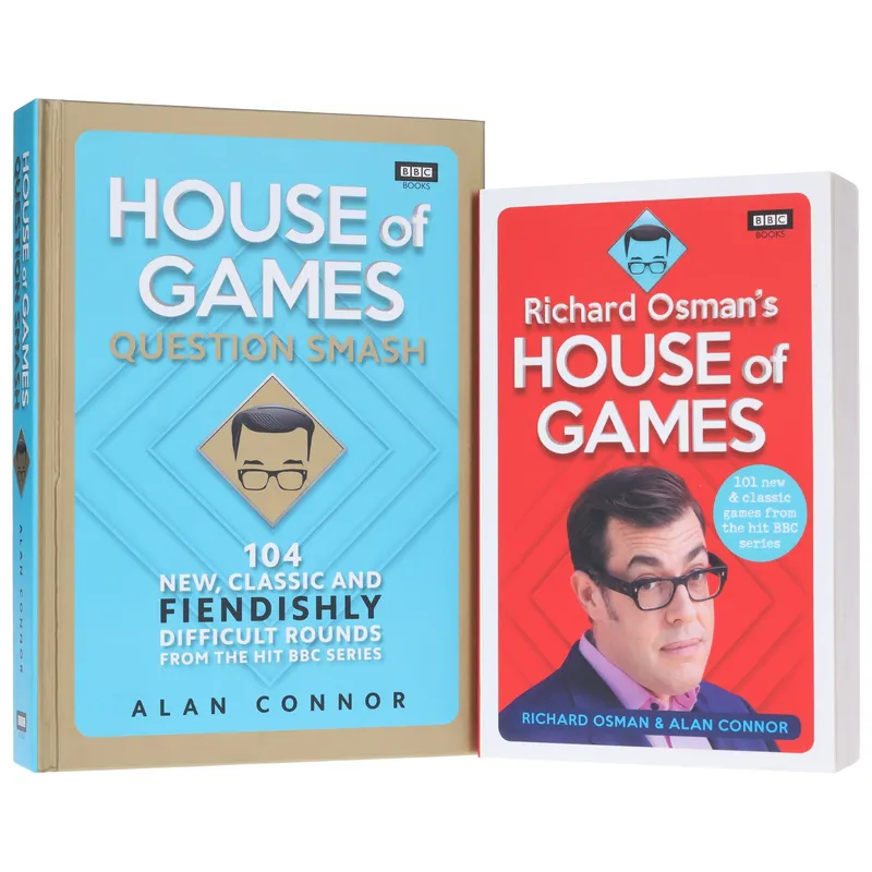 House of Games & Question Smash By Richard Osman and Alan Connor 2 Books Collection Set - Non Fiction - Paperback/Hardback Penguin Random House