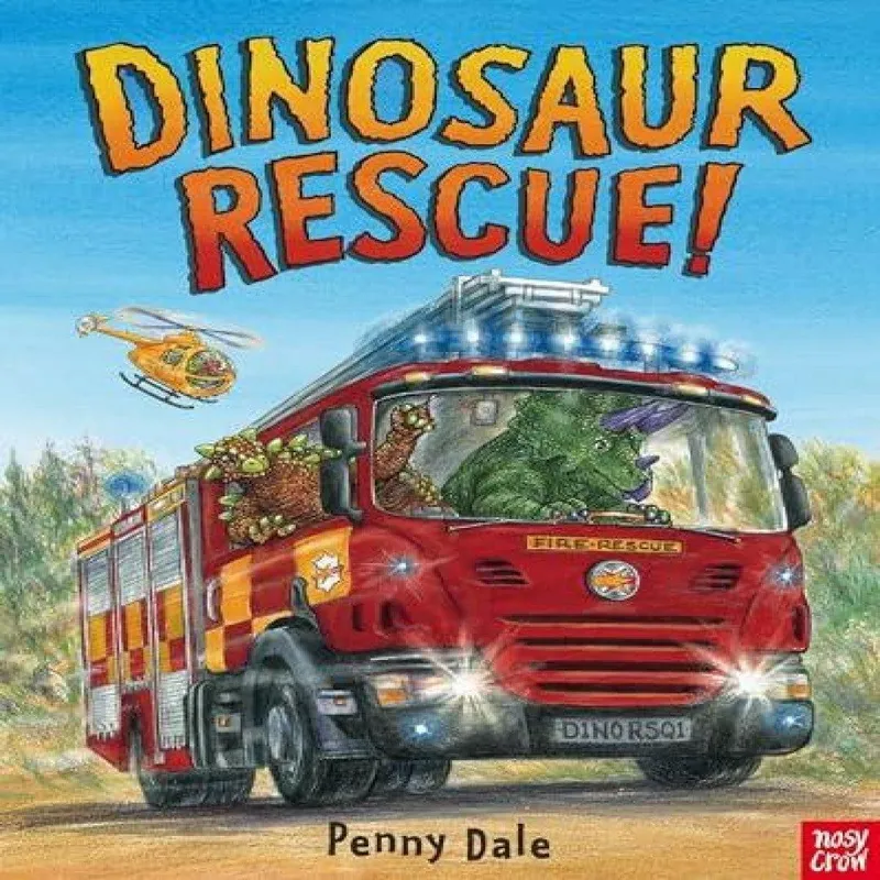 Penny Dale Dinosaur Rescue Paperback Book Multicolor