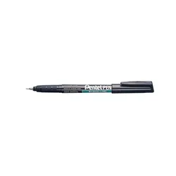 Pentel Permanent Marker Super Fine Black (Pack of 12) NMF50-A