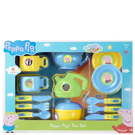 Peppa Pig Cuddly Pig Tea Set - 15 pieces