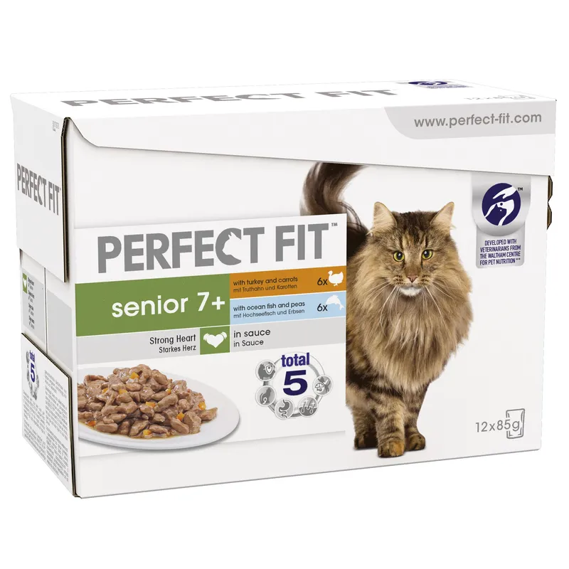 Perfect Fit - Cat Pouches Senior 7+ Mixed 12x85g PK4 - 266188