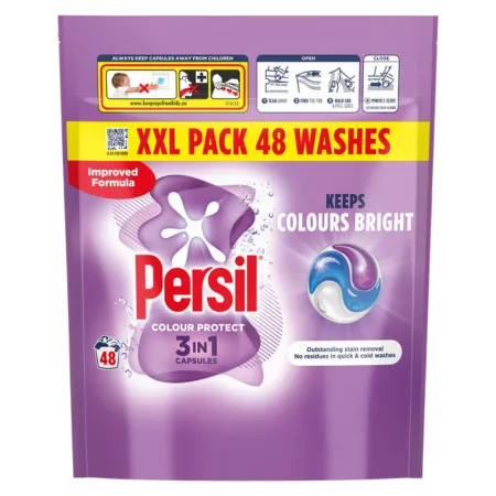 Persil 3-in-1 Colour Protect Washing Tabs - 48 pcs