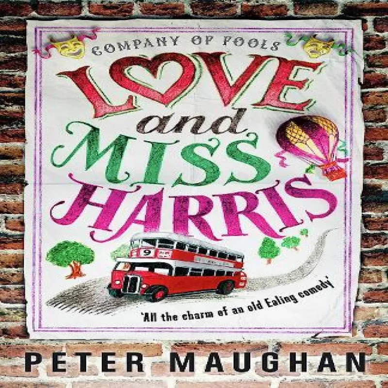 Peter Maughan Love & Miss Harris Paperback Book Multicolor