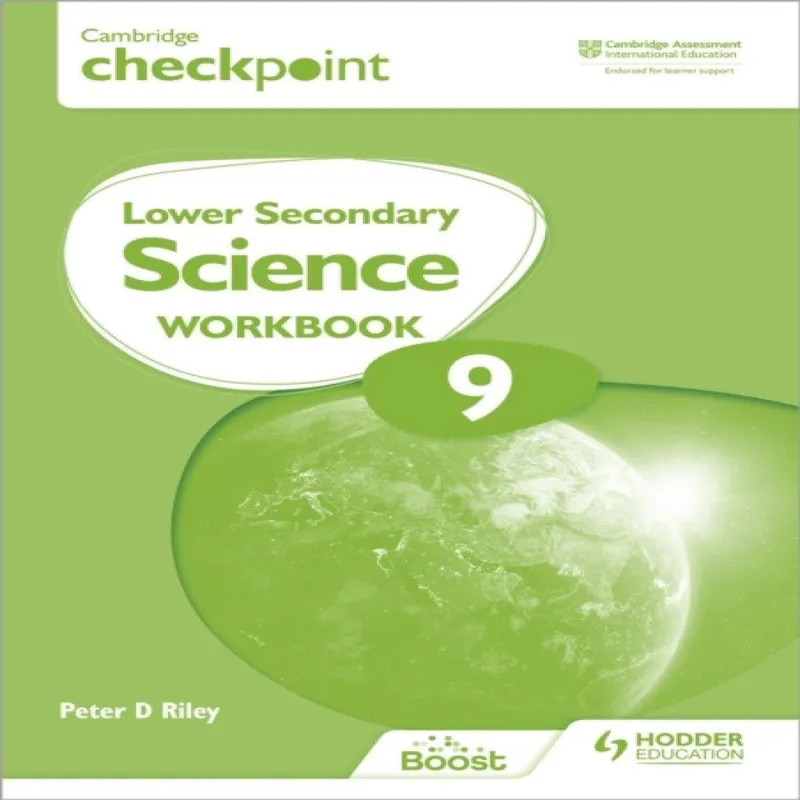 Peter Riley Cambridge Checkpoint Lower Secondary Science Workbook 9 Paperback Multicolor