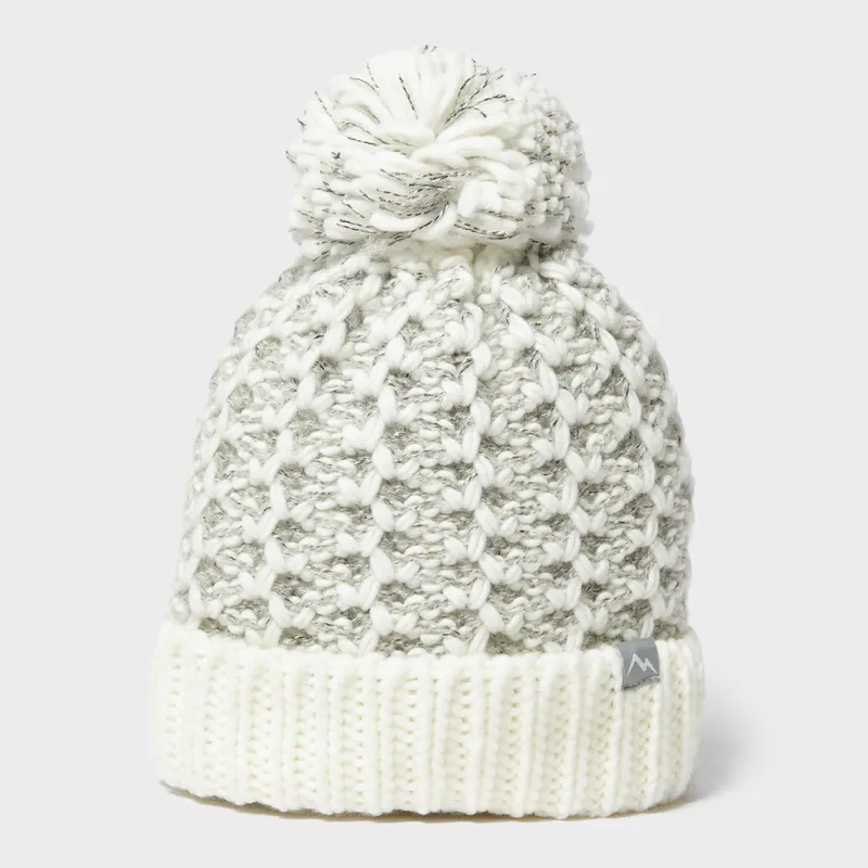 Peter Storm Ava Bobble Hat, White