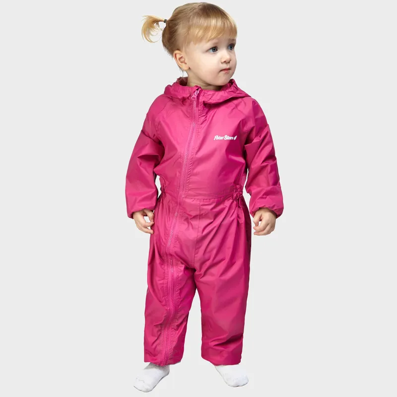 Peter Storm Kid's Waterproof Suit Pink