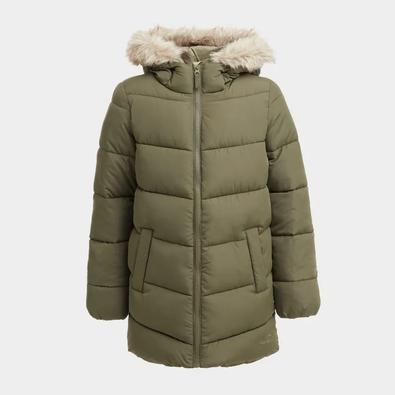 Peter Storm Kids' Baffle Parka Khaki